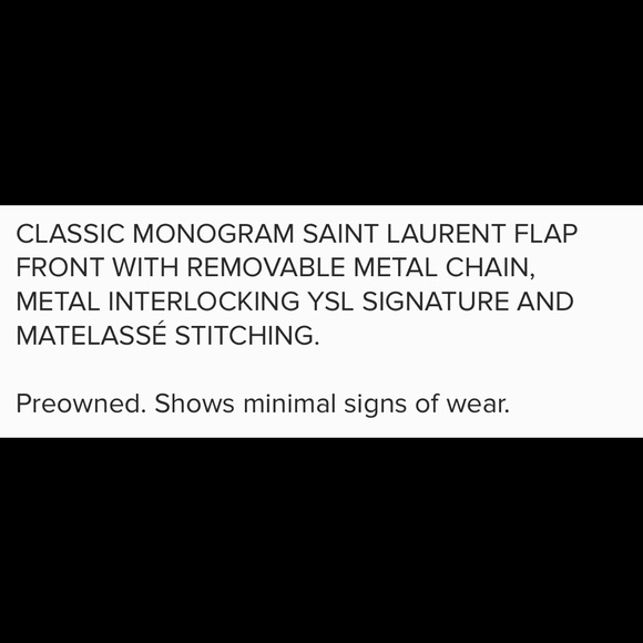 YSL Monogram - Picture 7 of 7